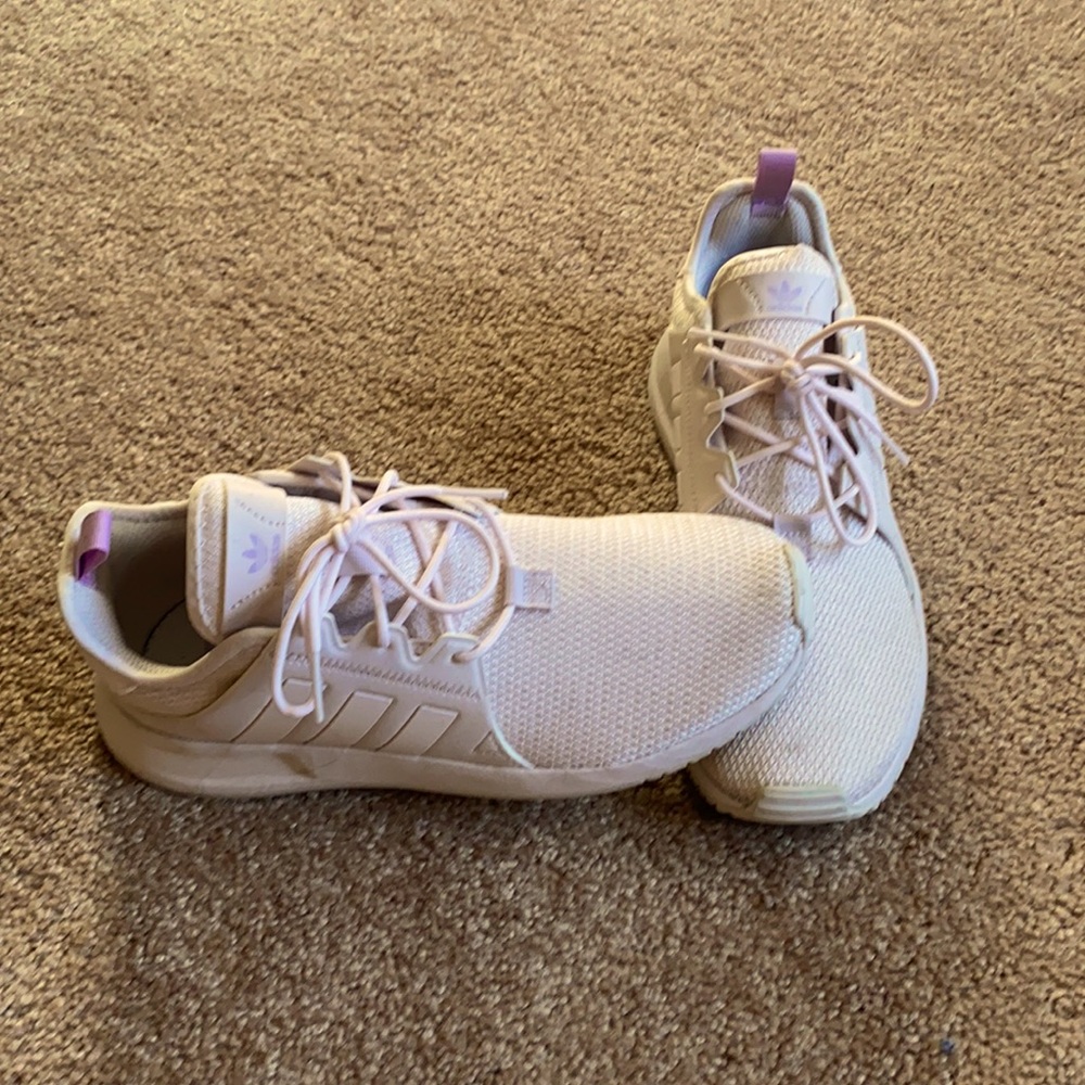 Adidas ladies sneakers size: 5 1/2 lavender
